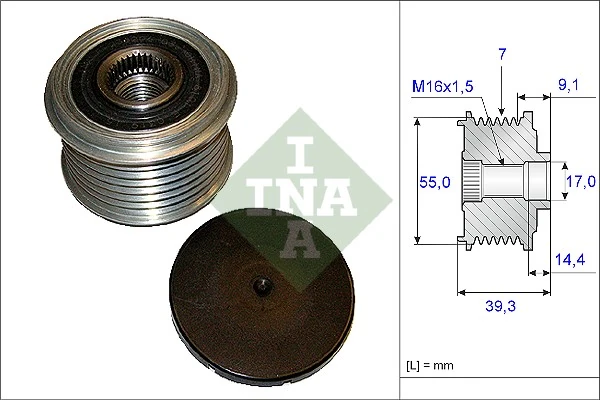 Alternator Freewheel Clutch